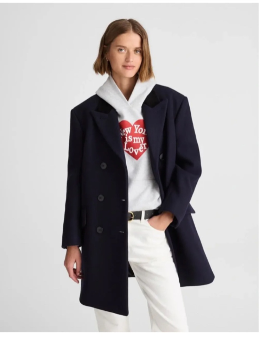 Alexa Chung Madewell peacoat NWT